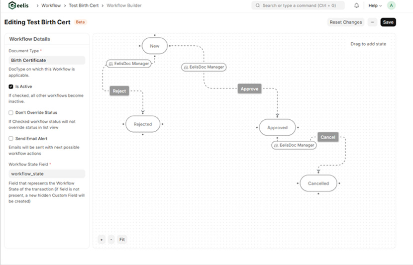 Eelis Workflow Designer